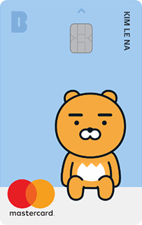 카카오뱅크 프렌즈 체크카드 카드 이미지
